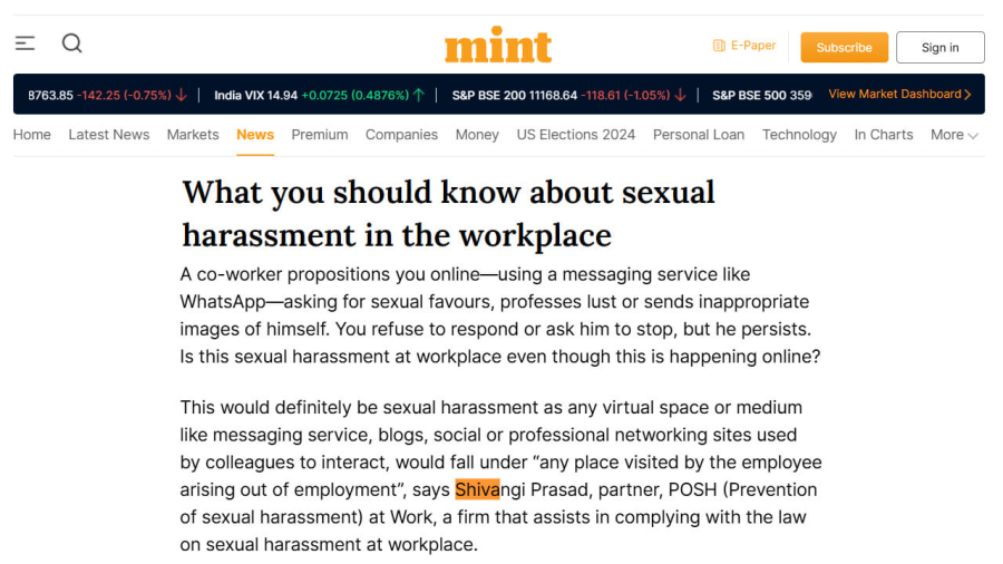 sh-at-workplace