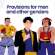 Provisions for men and other genders (1)