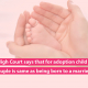 Kerala High Court on child adoption