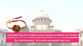 Rakhi Tying As A Condition For Bail