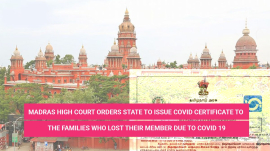 Issue Covid Certificate To The Families