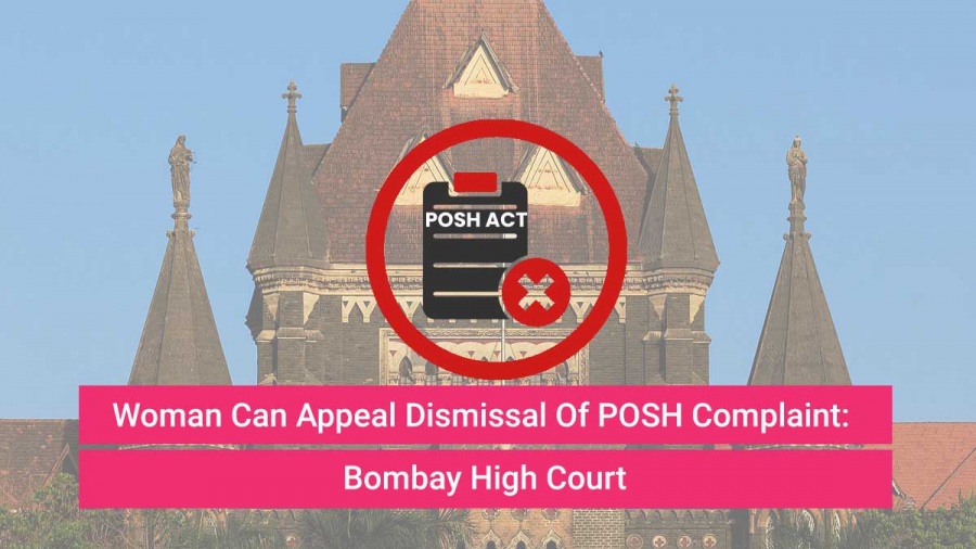 Appeal Dismissal Of POSH Complaint