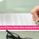 Service Rules When Dealing With POSH Act