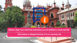 specific information to alleged harasser