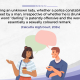 Addressing an unknown lady