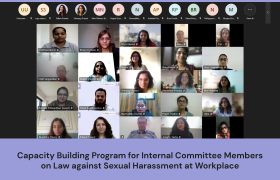 Capacity Building Program for Internal Committee Members on Law against Sexual Harassment at Workplace