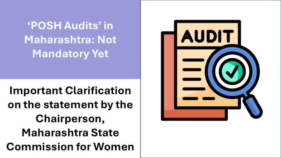 Clarification on Proposed ‘POSH Audits’ in Maharashtra